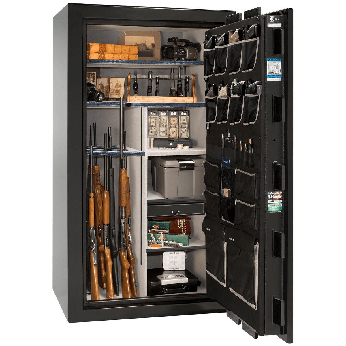 Magnum Series | Level 8 Security | 2.5 Hours Fire Protection | 50 | Dimensions: 72.5&quot;(H) x 42&quot;(W) x 32&quot;(D) | Charcoal 2 Tone | Electronic Lock