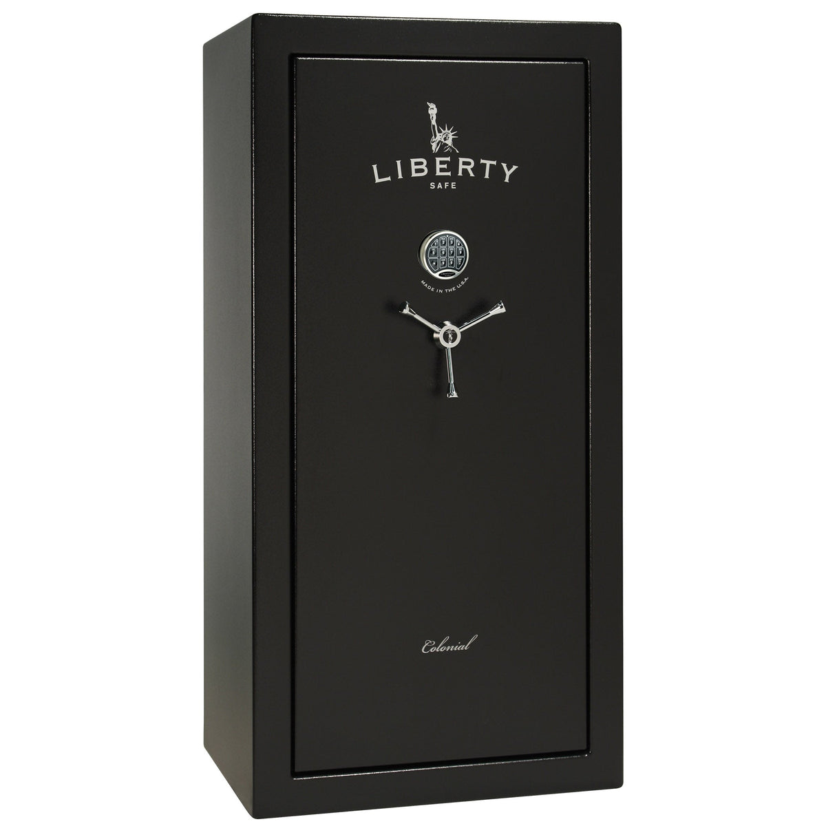 Colonial Series | Level 4 Security | 75 Minute Fire Protection | 23 PRO FLEX | DIMENSIONS: 60.5&quot;(H) X 30&quot;(W) X 22&quot;(D*) | Black Textured | Electronic Lock - Closed