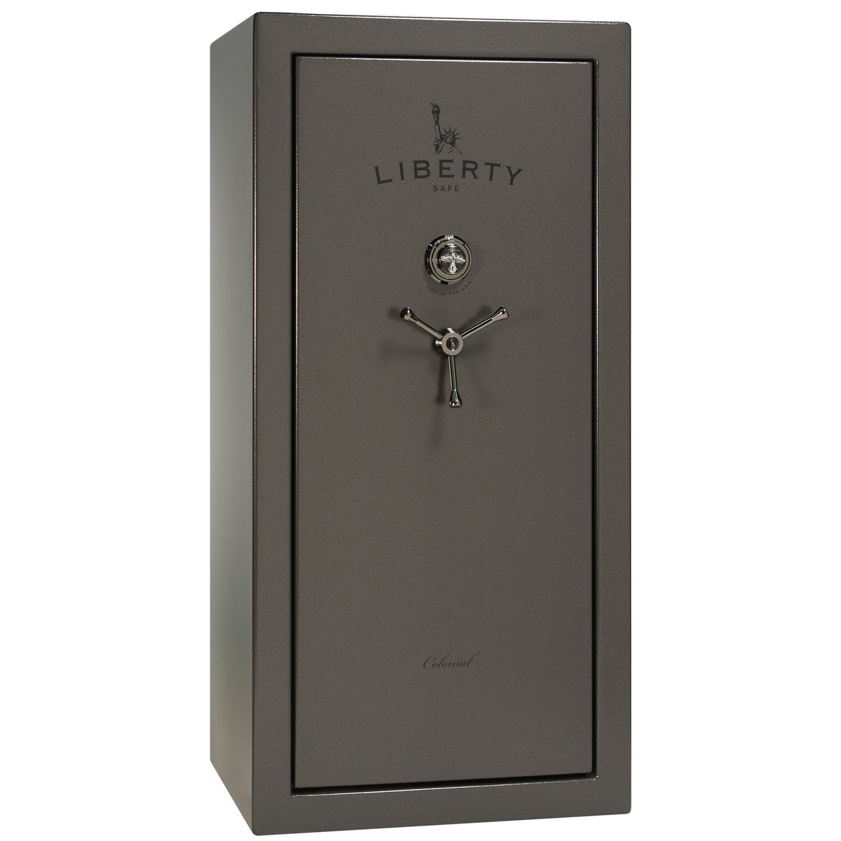 Colonial Series | Level 4 Security | 75 Minute Fire Protection | 23 PRO FLEX | DIMENSIONS: 60.5&quot;(H) X 30&quot;(W) X 22&quot;(D*) | Gray Marble | Mechanical Lock - Closed