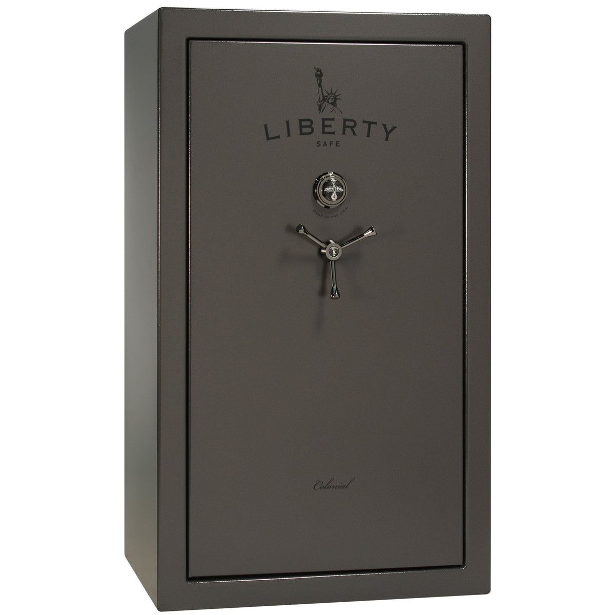 Colonial Series | Level 4 Security | 75 Minute Fire Protection | 30 PRO FLEX | DIMENSIONS: 60.5&quot;(H) X 36&quot;(W) X 22&quot;(D*) | Gray Marble | Mechanical Lock - Closed