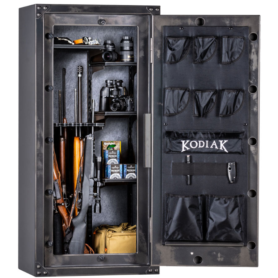 Kodiak Strongbox KSX5928 Rhino Vector™ Interior in Heather with Door Open 180 degrees.