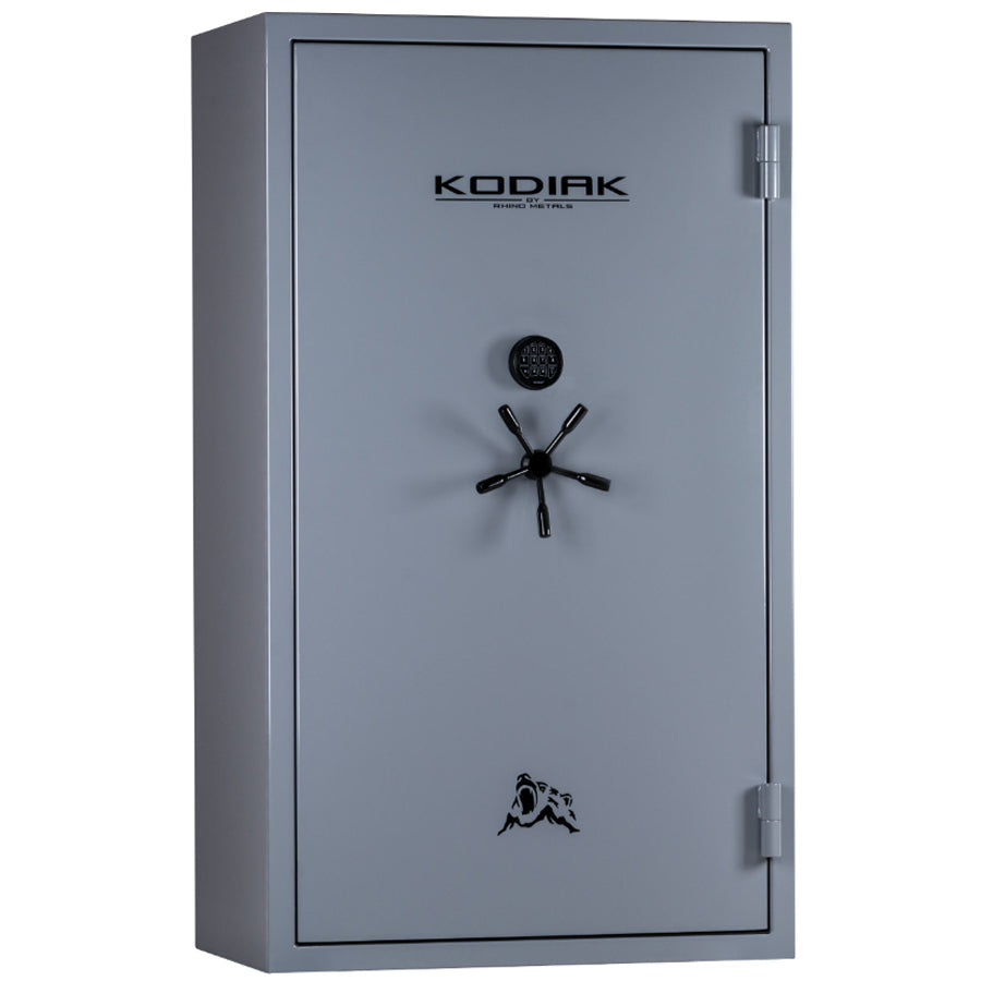 KODIAK KGX7141G in Gloss Gray Exterior Finish with Black Trim, Fully Upholstered Heather Interior.